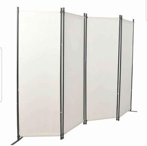 4 Panels Off-White Room Divider (New in Box)